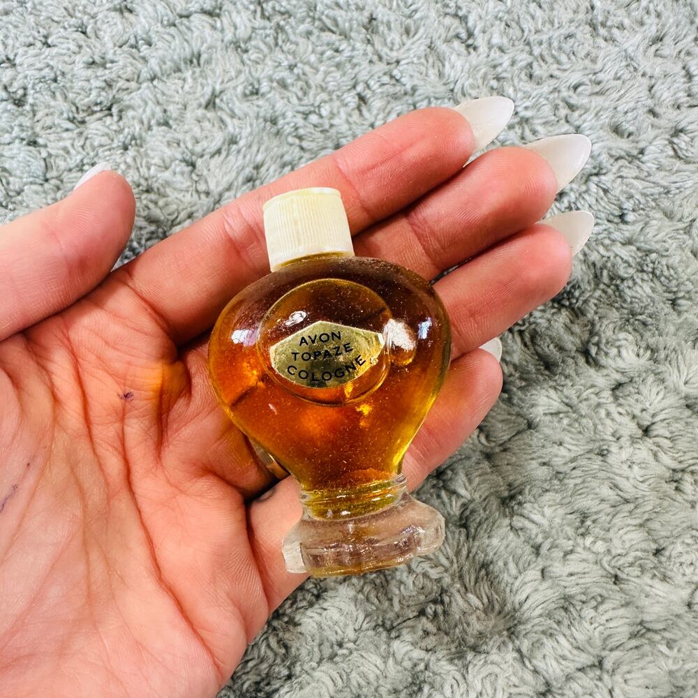 Vintage AVON Topaze Cologne Mini Bottle Full